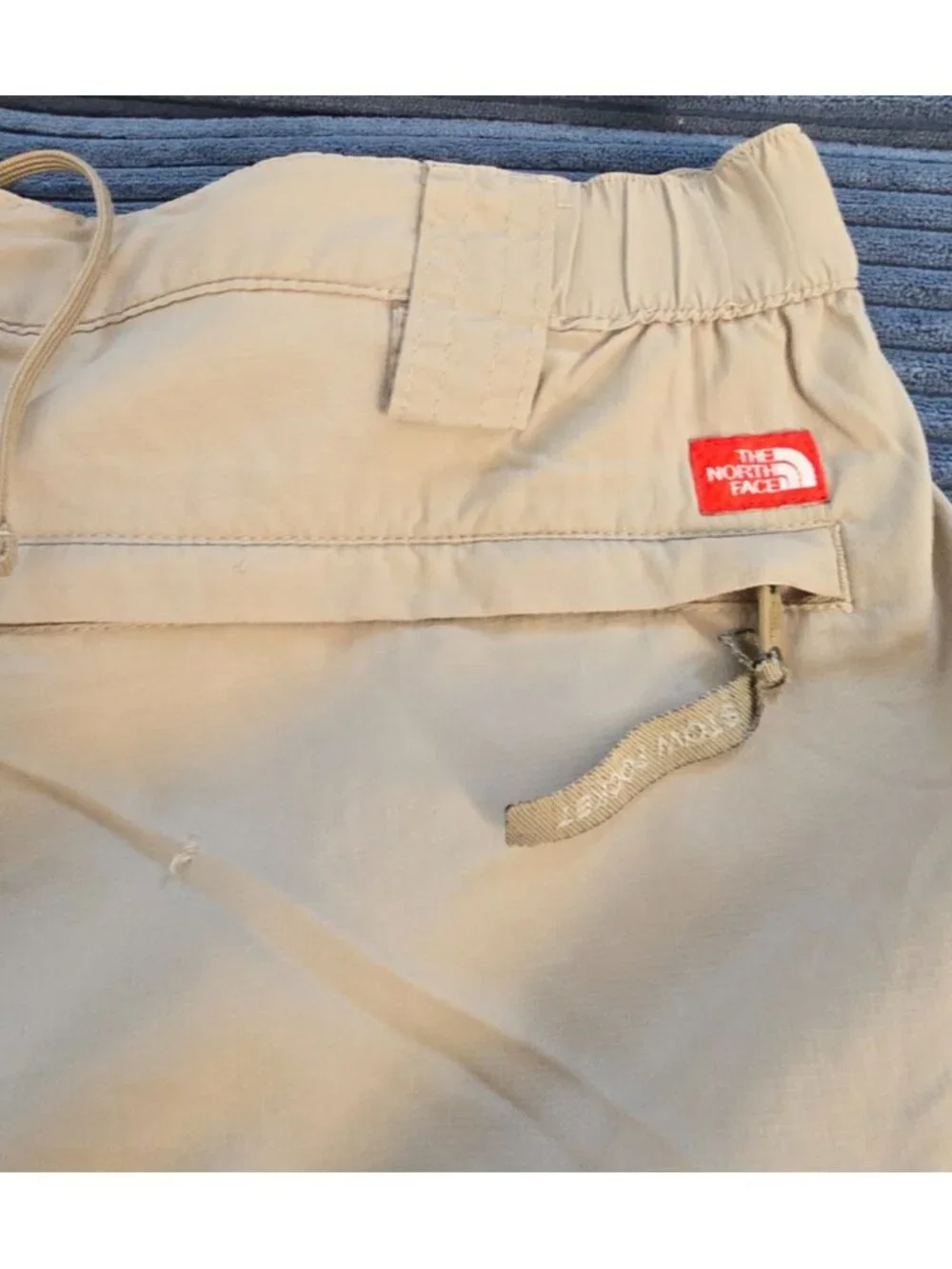 The North Face Men's Size Large Regular Beige Khaki Outdoor Hiking Shorts